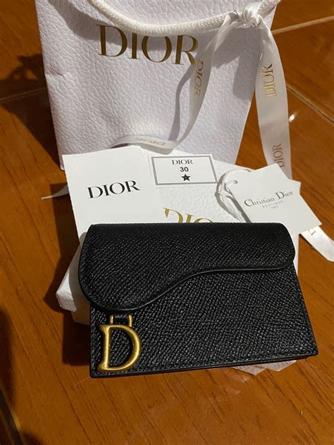 dior saddle card holder grey|Saddle Magnetic Card Holder • Deep Gray Grained Calfskin .